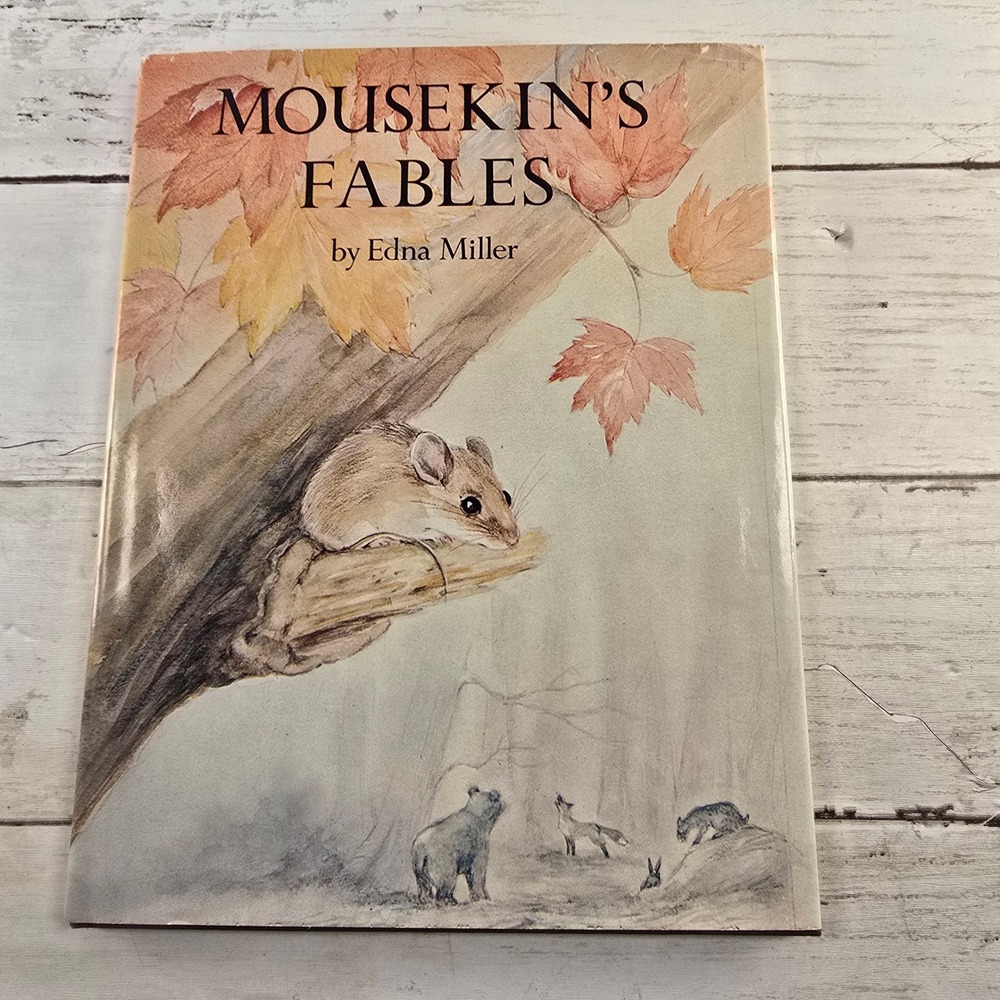 VTG Mousekin's Fables by Edna Miller 1982 Hardcover Aesop Fables Children's Book